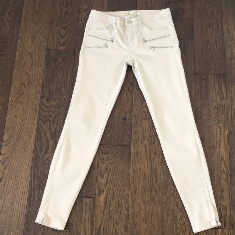 Zara zippered jeans